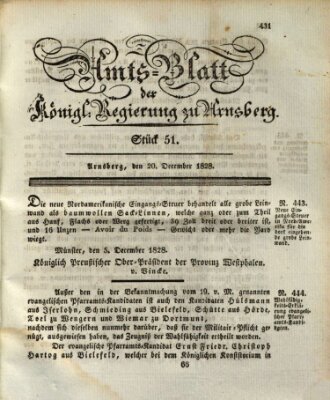 Amtsblatt für den Regierungsbezirk Arnsberg