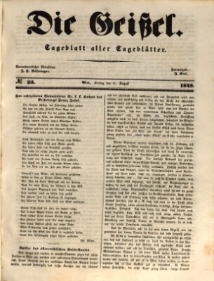 Die Geißel Freitag 18. August 1848