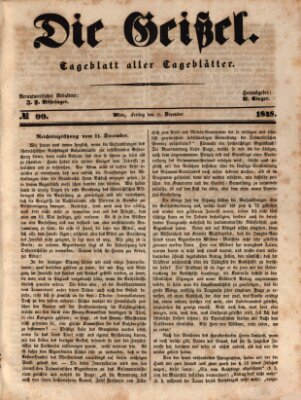 Die Geißel Freitag 15. Dezember 1848