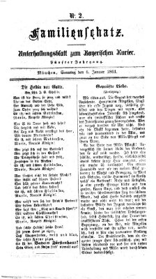 Familienschatz (Bayerischer Kurier) Sonntag 6. Januar 1861