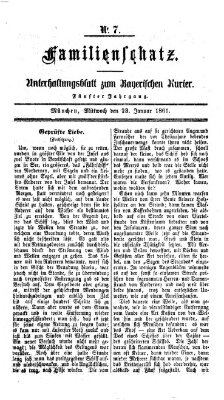 Familienschatz (Bayerischer Kurier) Mittwoch 23. Januar 1861