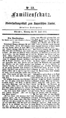 Familienschatz (Bayerischer Kurier) Sonntag 30. Juni 1861