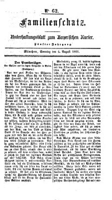 Familienschatz (Bayerischer Kurier) Sonntag 4. August 1861