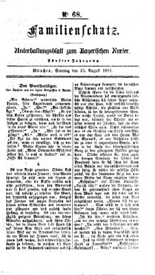 Familienschatz (Bayerischer Kurier) Sonntag 25. August 1861