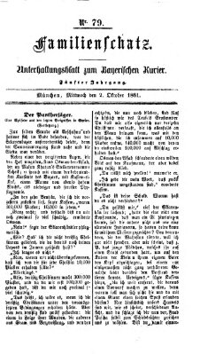 Familienschatz (Bayerischer Kurier) Mittwoch 2. Oktober 1861