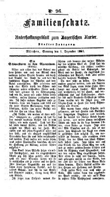 Familienschatz (Bayerischer Kurier) Sonntag 1. Dezember 1861