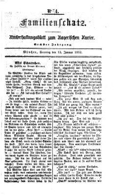 Familienschatz (Bayerischer Kurier) Sonntag 12. Januar 1862