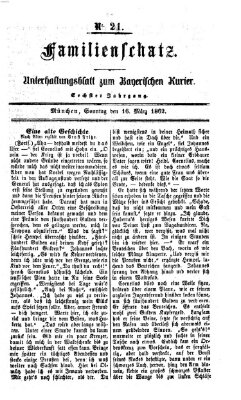 Familienschatz (Bayerischer Kurier) Sonntag 16. März 1862