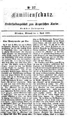 Familienschatz (Bayerischer Kurier) Mittwoch 2. April 1862