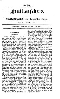 Familienschatz (Bayerischer Kurier) Mittwoch 25. Juni 1862