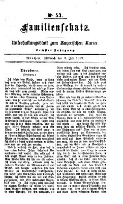 Familienschatz (Bayerischer Kurier) Mittwoch 2. Juli 1862