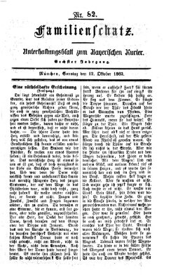 Familienschatz (Bayerischer Kurier) Sonntag 12. Oktober 1862
