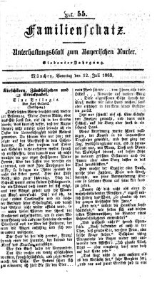 Familienschatz (Bayerischer Kurier) Sonntag 12. Juli 1863