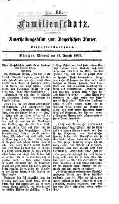 Familienschatz (Bayerischer Kurier) Mittwoch 19. August 1863