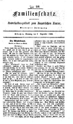 Familienschatz (Bayerischer Kurier) Sonntag 6. Dezember 1863