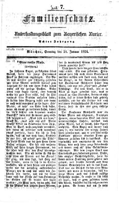 Familienschatz (Bayerischer Kurier) Sonntag 24. Januar 1864