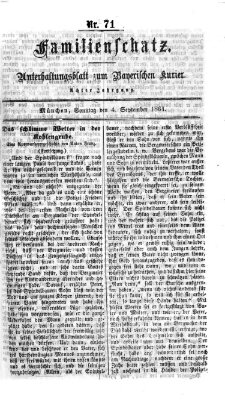 Familienschatz (Bayerischer Kurier) Sonntag 4. September 1864