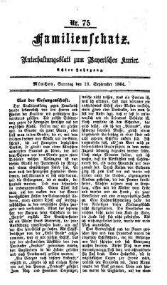 Familienschatz (Bayerischer Kurier) Sonntag 18. September 1864