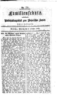 Familienschatz (Bayerischer Kurier) Sonntag 2. Oktober 1864