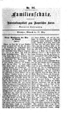 Familienschatz (Bayerischer Kurier) Mittwoch 29. März 1865