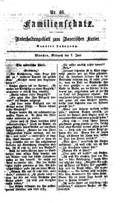 Familienschatz (Bayerischer Kurier) Mittwoch 7. Juni 1865