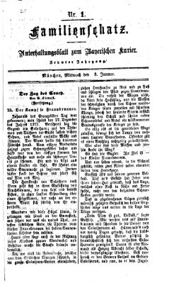 Familienschatz (Bayerischer Kurier) Mittwoch 3. Januar 1866