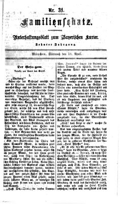 Familienschatz (Bayerischer Kurier) Mittwoch 18. April 1866