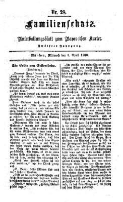 Familienschatz (Bayerischer Kurier) Mittwoch 8. April 1868