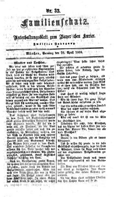 Familienschatz (Bayerischer Kurier) Sonntag 26. April 1868