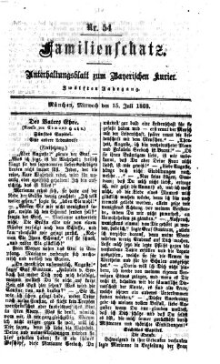 Familienschatz (Bayerischer Kurier) Mittwoch 15. Juli 1868