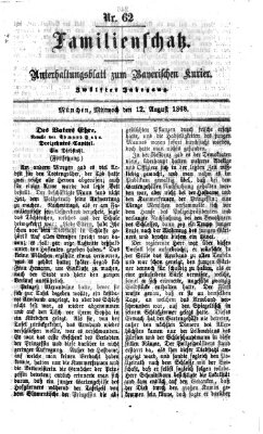 Familienschatz (Bayerischer Kurier) Mittwoch 12. August 1868