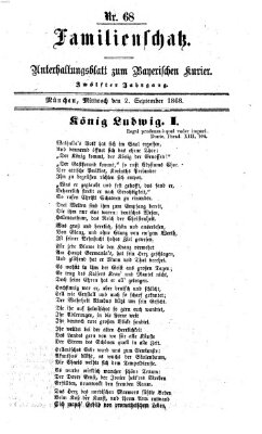 Familienschatz (Bayerischer Kurier) Mittwoch 2. September 1868