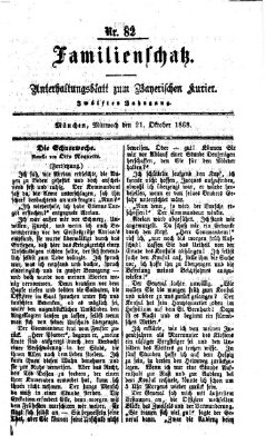 Familienschatz (Bayerischer Kurier) Mittwoch 21. Oktober 1868