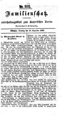Familienschatz (Bayerischer Kurier) Sonntag 26. Dezember 1869