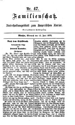 Familienschatz (Bayerischer Kurier) Mittwoch 15. Juni 1870