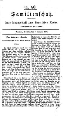 Familienschatz (Bayerischer Kurier) Sonntag 9. Oktober 1870