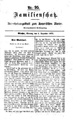 Familienschatz (Bayerischer Kurier) Sonntag 4. Dezember 1870