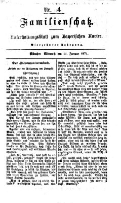 Familienschatz (Bayerischer Kurier) Mittwoch 11. Januar 1871