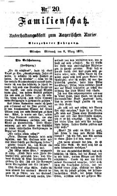Familienschatz (Bayerischer Kurier) Mittwoch 8. März 1871