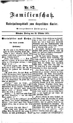 Familienschatz (Bayerischer Kurier) Freitag 13. Oktober 1871