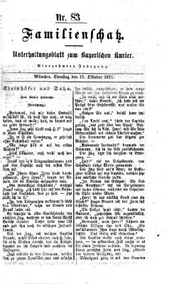Familienschatz (Bayerischer Kurier) Dienstag 17. Oktober 1871