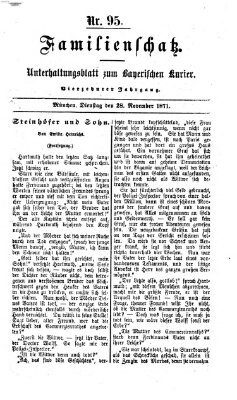 Familienschatz (Bayerischer Kurier) Dienstag 28. November 1871
