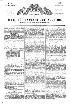 Der Berggeist Freitag 10. August 1866