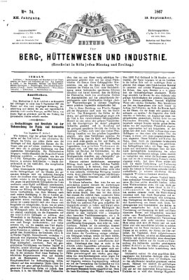 Der Berggeist Freitag 13. September 1867