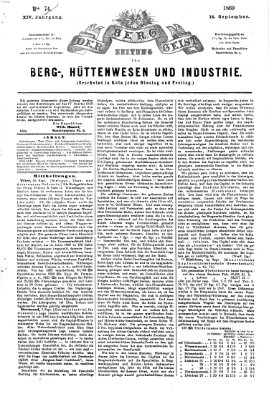 Der Berggeist Dienstag 14. September 1869