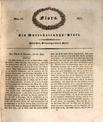 Flora (Baierische National-Zeitung) Dienstag 6. März 1827
