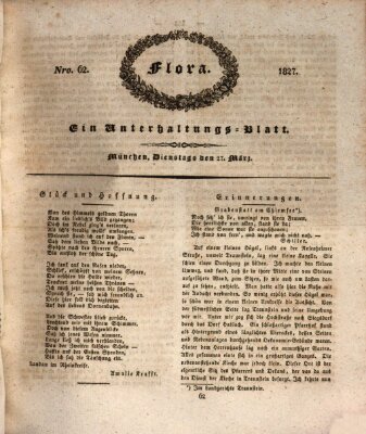Flora (Baierische National-Zeitung) Dienstag 27. März 1827