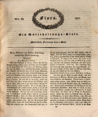 Flora (Baierische National-Zeitung) Freitag 4. Mai 1827