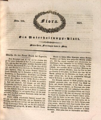 Flora (Baierische National-Zeitung) Freitag 25. Mai 1827