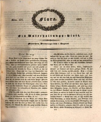 Flora (Baierische National-Zeitung) Dienstag 7. August 1827
